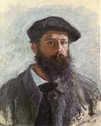 Claude Monet Self-Portrait with a Beret oil painting reproduction